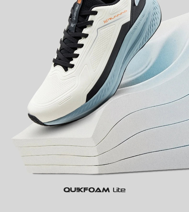 361 Degrees Wingblade Rainblock Men Running Shoes Splash Proof Anti-Slip Water Repellent Grippy Stable Male Sneakers 672532231