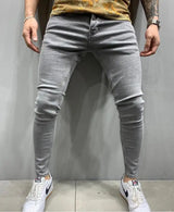 Men’s Ripped Stretch Denim Jeans