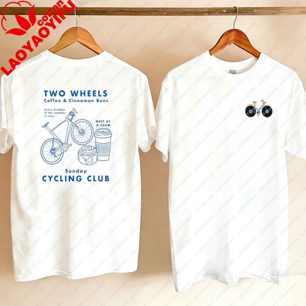 Sunday Cycling Club Cotton Graphic T-Shirt