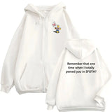 Blame John Meme Oversized Zip-Up Hoodie