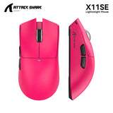 Attack Shark X11 & X11se Wireless Gaming Mouse,Bluetooth Tri-Mode Connection, PixArt PAW3311,Touch Magnetic Charging Base