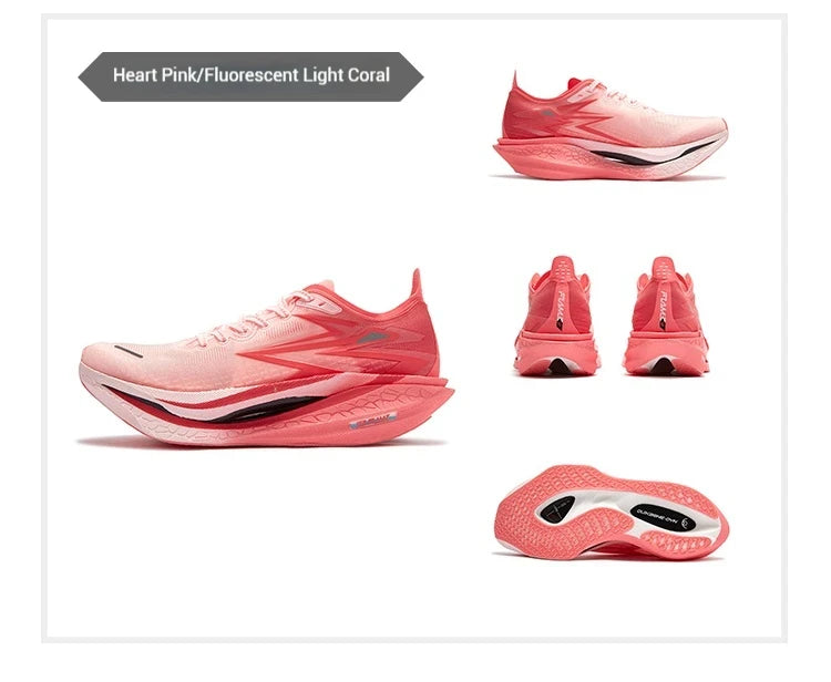 361 Degrees Flame 4.0 Men Running Shoes New Carbon Plate Racing Marathon Stable Rebound Traction Jogging Male Sneakers 672512205
