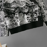 Women’s Knit Animal Print 2-Piece Set - Wide Leg Pants & Sweater