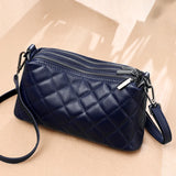 Designer 3 Layers Women's Handbag Cow Leather Female Tote Sac Luxury Soft Solid Genuine Leather Shoulder Crossbody Bag For Women