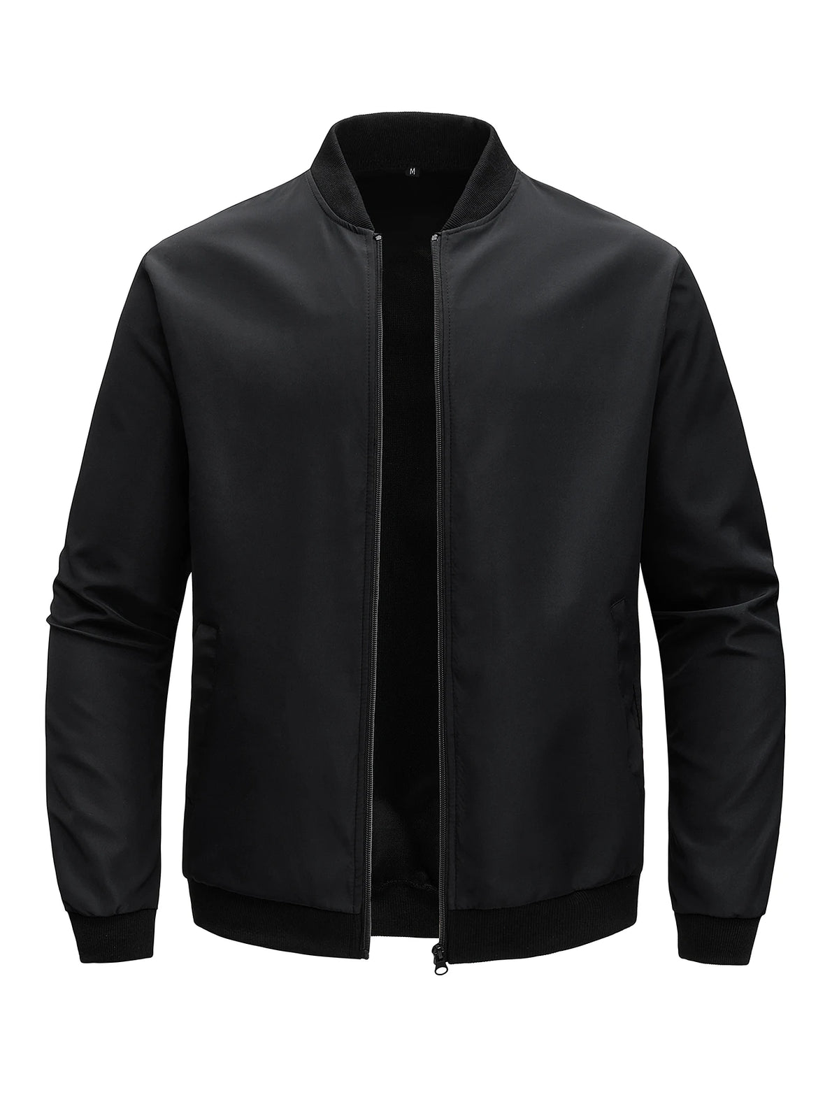 Men's Lightweight Zip-Up Baseball Collar Jacket