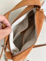 Luxury Suede Boston Tote