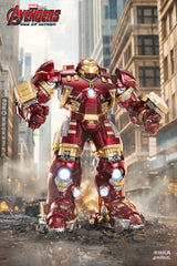 ZD Toys  Avengers Iron Man MK44 Hulkbuster Action Figure LED 1/10 36cm Tony Stark  Anniversary Memorial Model Collections Gift