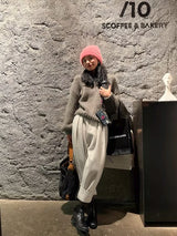 Women's High-Waist Ankle Pants with Pockets