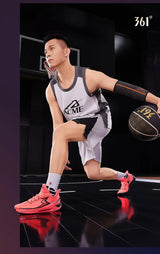 361 Degrees BIG3 5.0 Quick Pro Men Basketball Shoes Carbon Plate Breathable Stable Flexible Training Male Sneakers 672421111