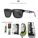 KDEAM All Black Men's Sunglasses Polarized And UV400 Protection Lens Driving Fishing Glasses Mirror With Complete Package