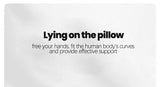 Ergonomic Memory Foam Waist Cushion Green Contoured Tummy Pillow Multi-Functional Support Pillow for Prone Sleep & Reading