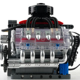 MOULD KING 10171 Technical Motorized LSX454 V8 Engine Building Block Toys Educational Car Bricks Children MOC Toys Gift For Kids