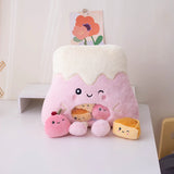A Bag of Snakes Plush Pillow Cute Boba Tea Cookies Plush Toy Pudding Cake Alien Bat Plushies Hug Pillow Birthday Gift