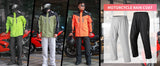WOSAWE Unisex Waterproof Riding Rain Jacket | Reflective
