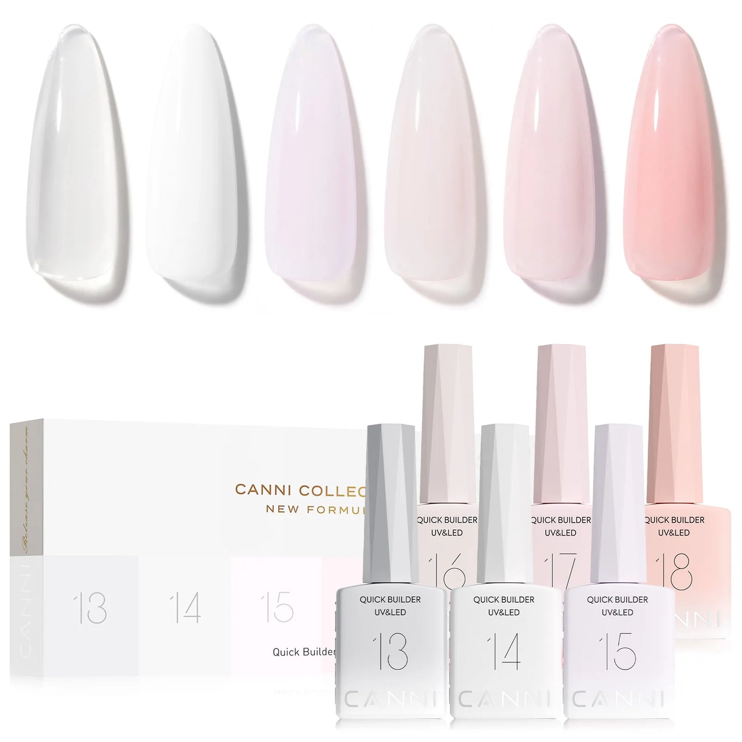 CANNI Quick Builder Gel Polish – HEMA/TPO Free, UV/LED