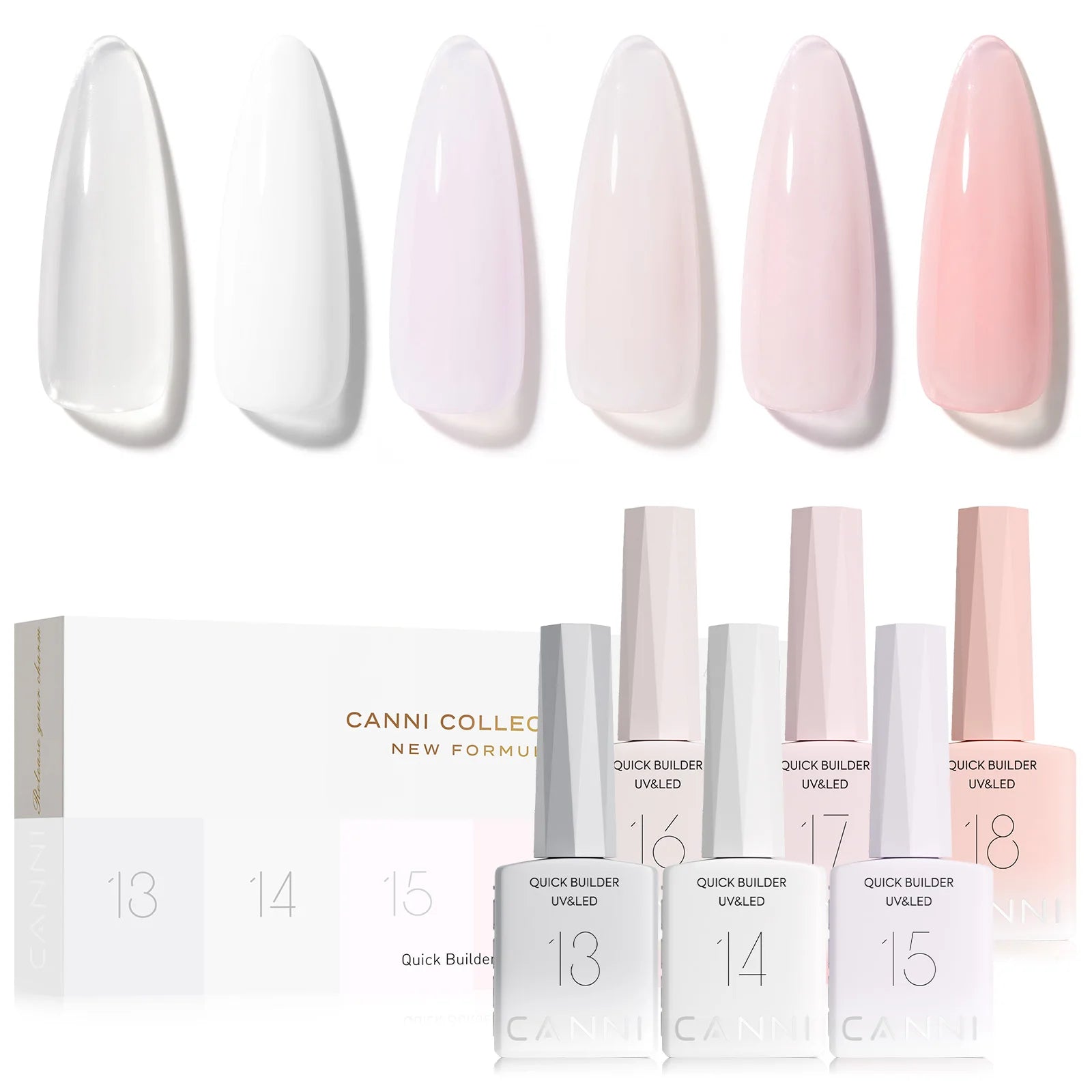 CANNI Quick Builder Gel Polish – HEMA/TPO Free, UV/LED