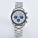 VK63 Chronograph Men's Watch | Panda Dial | 100M Water Resistant