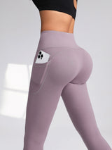 Women's High-Waist Stretch Leggings with Pockets