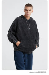 Vintage Wash Oversized Cotton Hoodie
