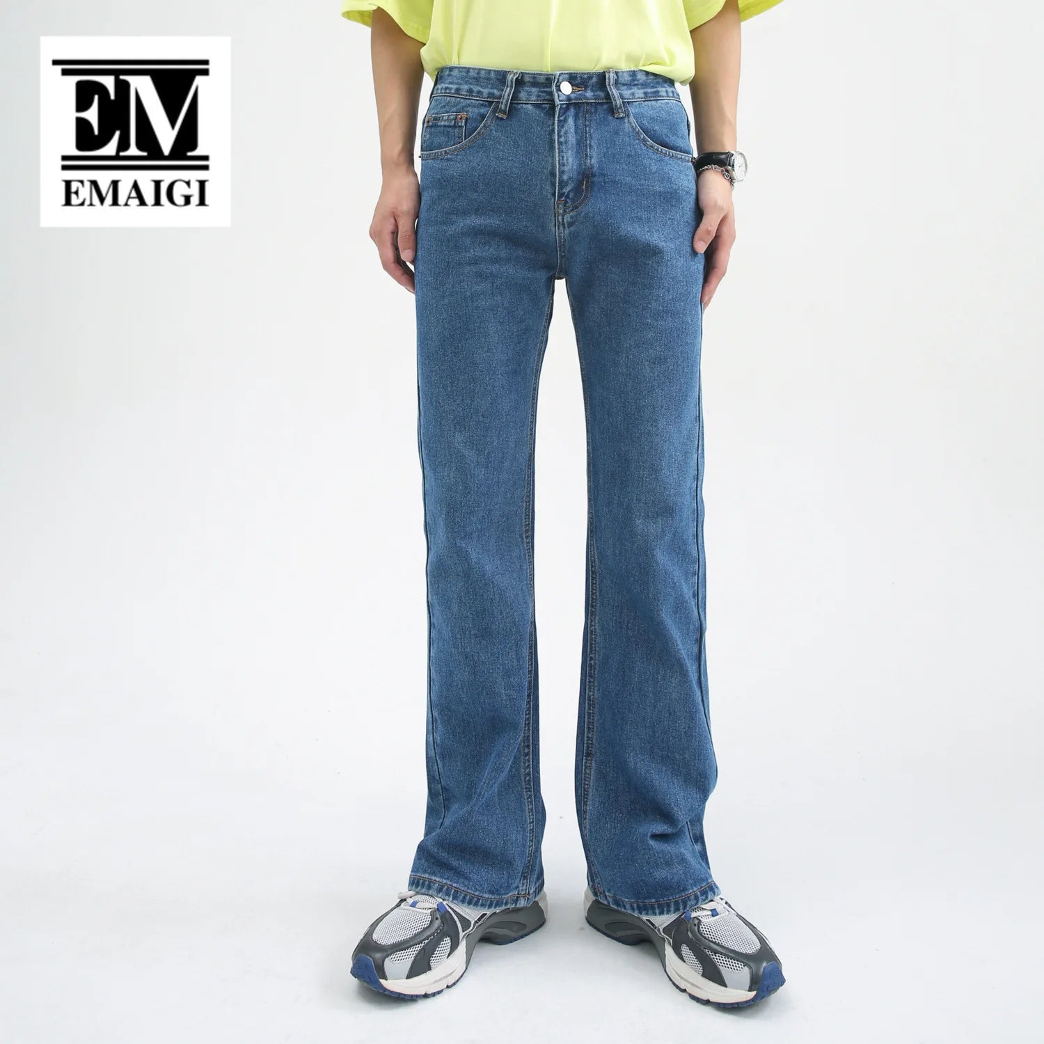 Men's Vintage Loose Denim Jeans | Streetwear Style
