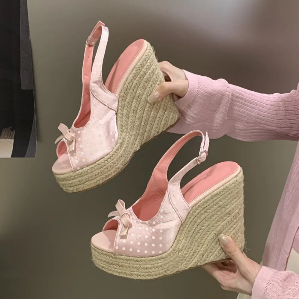 Aneikeh Women's Wedge Platform Sandals