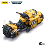 1/18 JOYTOY Action Figure Fists Raider-Pattern Combat Bike Anime Collection Model Toy