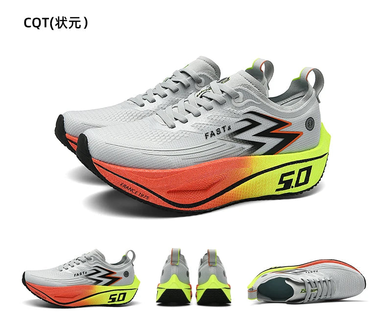 Marathon Men Running Shoes Carbon Board Speciality Sports Breathable Lightweight Women's Athletic Nonskid Elasticity Sneakers