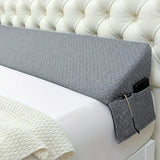 Bed Wedge Pillow-Adjustable 0-7" Gap Filler for Headboard & Mattress/Wall, Backrest, Bed Pillows for Snoring, Spinal Alignment