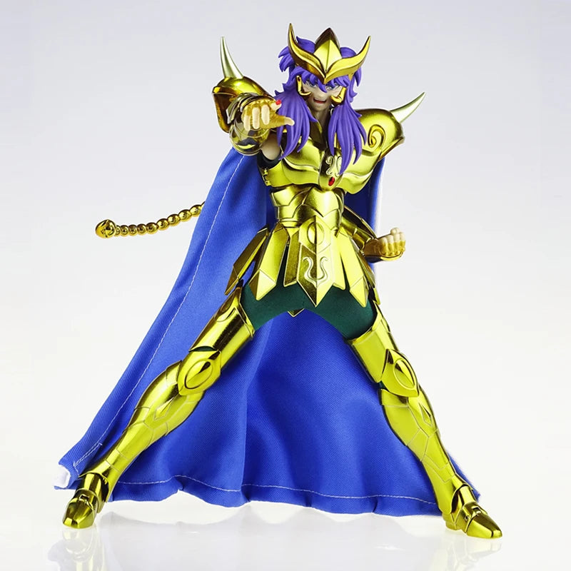 JM.MST Saint Seiya Myth Cloth EXM Scorpio Milo Plus 3.0/Crown Gold Knights of the Zodiac Action Figure In Stock