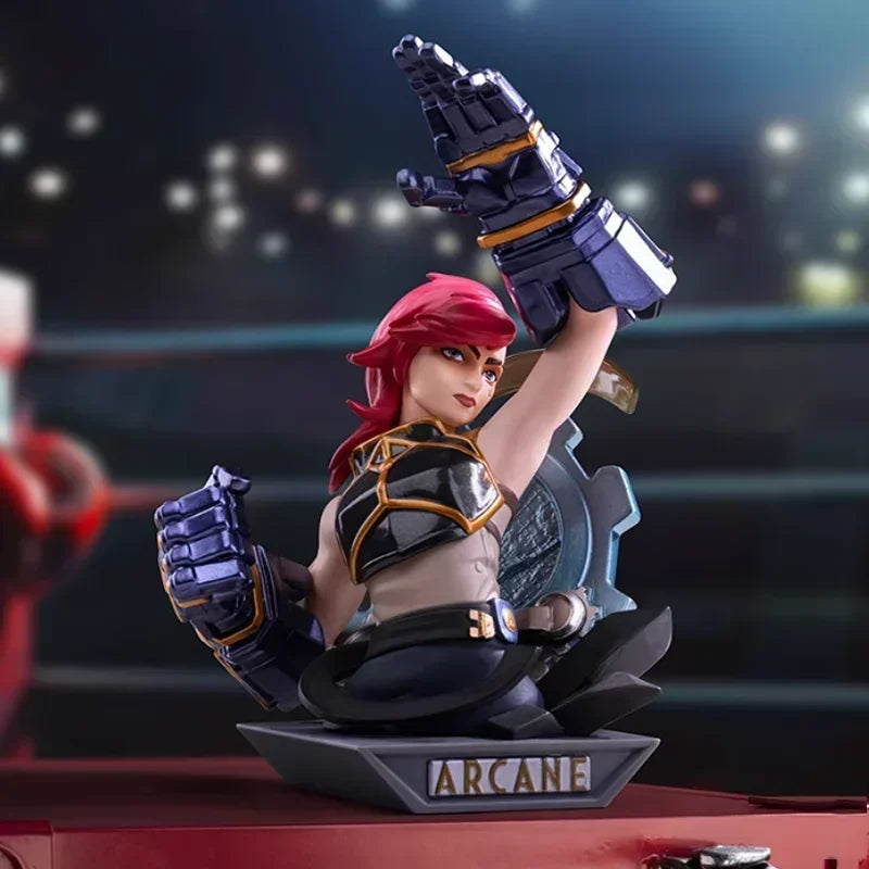 POP MART League of Legends: Arcane Series Blind Box Toys Kawaii Anime Action Figure Caixa Caja Surprise Mystery Bag Toy