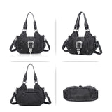 Women Handbag Satchel Top-handle Shoulder Bag PU Dumpling Pack Multi-pockets Shoulder Bags Phone Money Pack