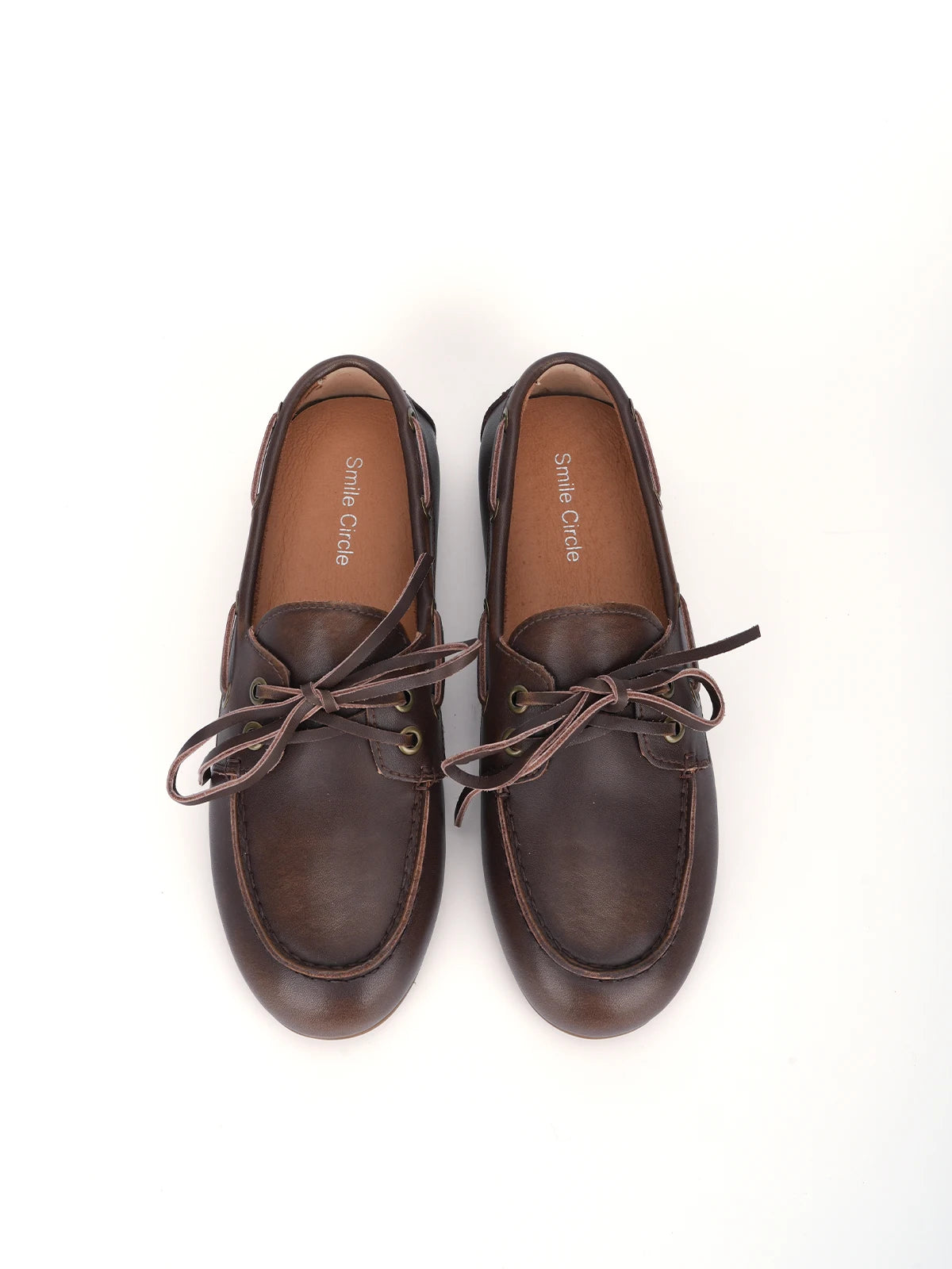 Women's Genuine Leather Moccasin Boat Shoes | Elegant Flats