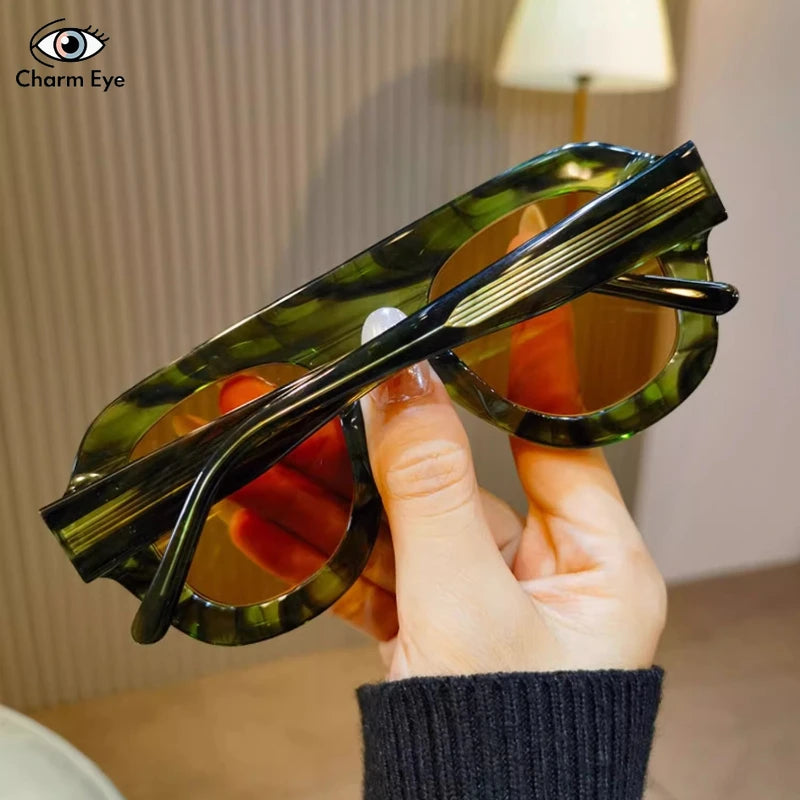 Women's Square Acetate Sunglasses – UV400 & Polarized