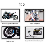 1920pcs Motorcycle Building Bocks Simulation Model Decoration Assembly Model Difficult Moc Toys Boys Educational Creature Gifts
