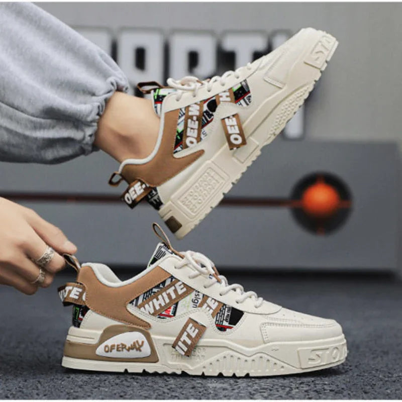 Men’s Premium Leather Skate & Sports Sneakers