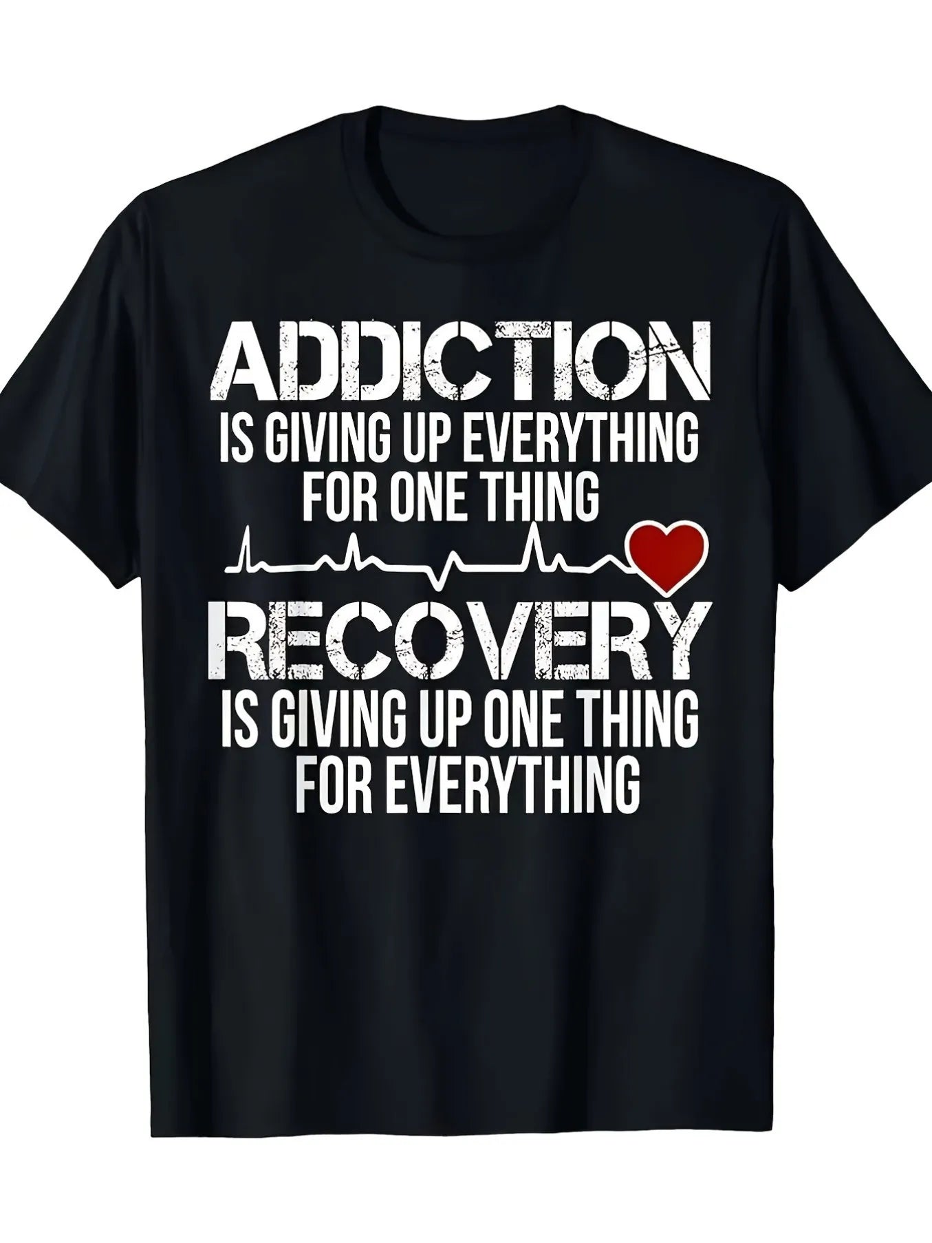 Top Pick Local Men's Addiction Recovery Inspirational T-Shirt