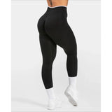 High-Waist Seamless Yoga Leggings