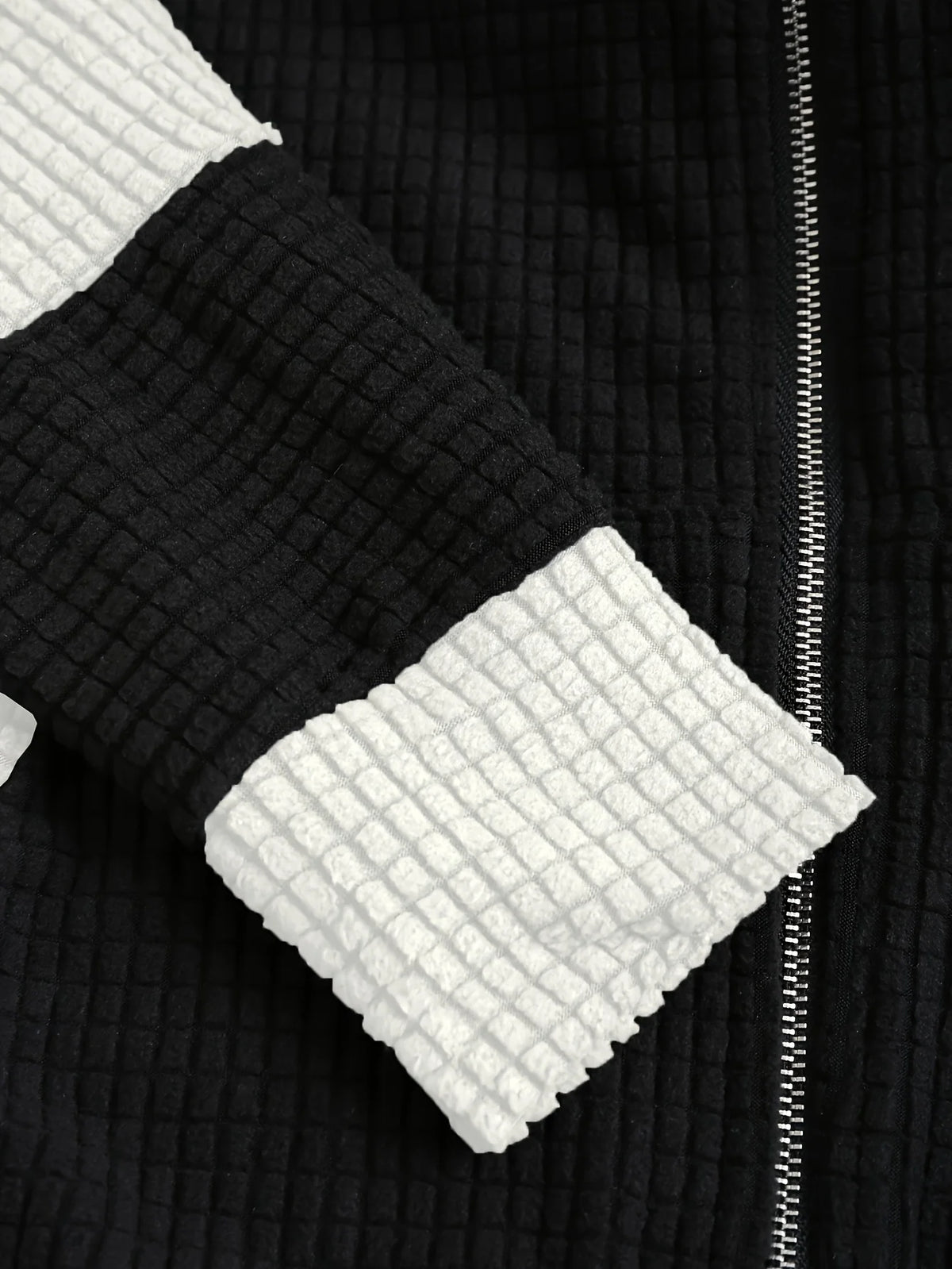 Women's Cat Ear Colorblock Zip-Up Hoodie