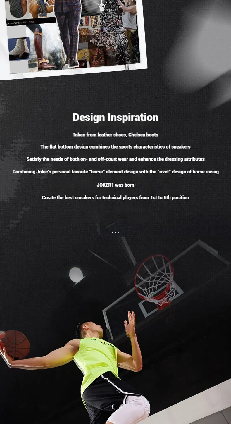 361 Degrees Joker 1 Men Combat Basketball Shoes Jokic High-top Anti-slip Shock-Absorbing Wear-resistant Male Sneakers 572511103