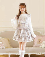 Lolita Plaid Strap Skirt – High Waist Mini for Women
