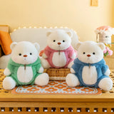 Kawaii Teddy Bear Plush – Soft Stuffed Animal Gift