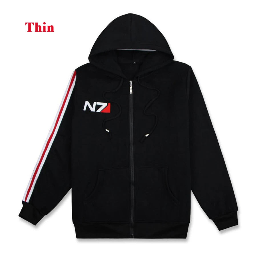 Mass Effect N7 Zip-Up Hoodie