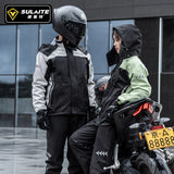 SULAITE Men's Waterproof Reflective Rain Suit – Jacket & Pants