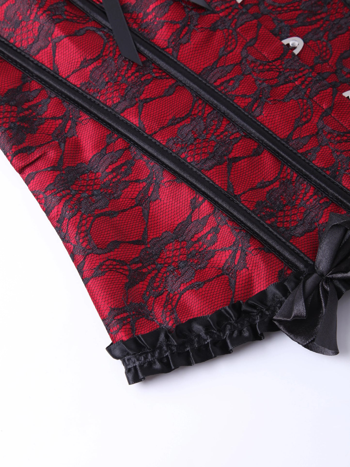 USA-Made Strapless Butterfly Lace-Up Court Corset