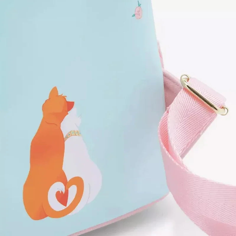 2pcs/set Piano Kitten Imitation Mini Backpack and Wallet Christmas The Marie Cat Cosplay Backpack Schoolbag Handbag for Girls
