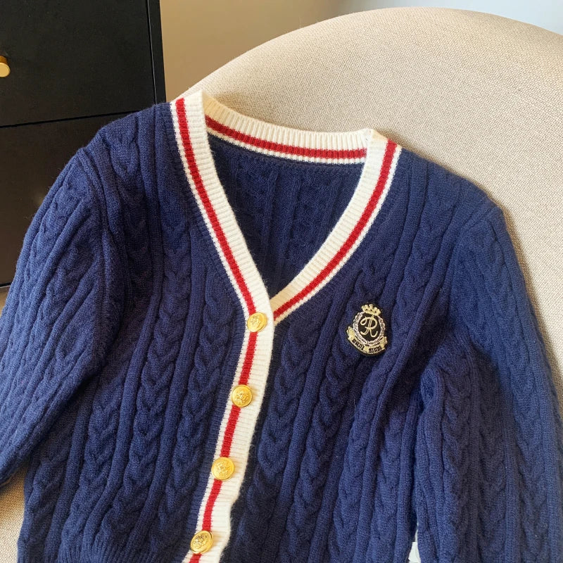 Women's V-Neck Knit Sweater
