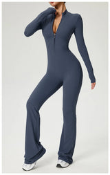 High-Performance Long Sleeve Yoga Jumpsuit