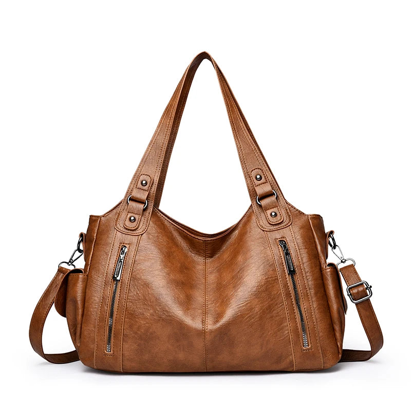 Elegant PU Leather Daily Handbag | American-Crafted Versatile Crossbody