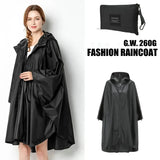 Waterproof Hooded Rain Poncho – Lightweight & Stylish