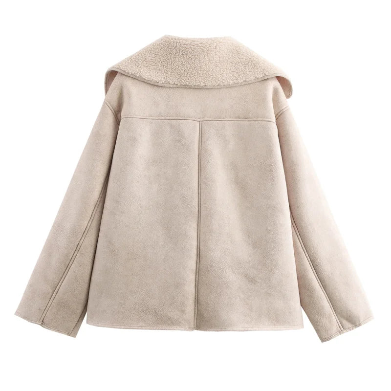 Women’s ZW Series Oversized Long-Sleeve Warm Coat